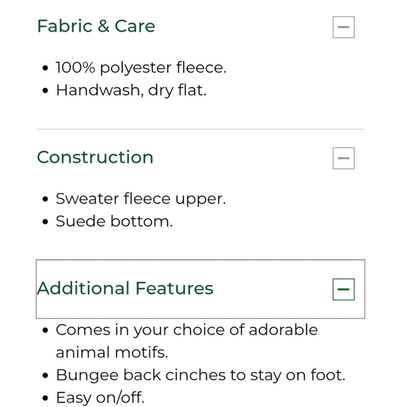 L.L. BEAN SWEATER FLEECE SLIPPERS MOTIF DEEP GARNET MOOSE KIDS YOUTH SIZE 1-2 - Picture 15 of 16